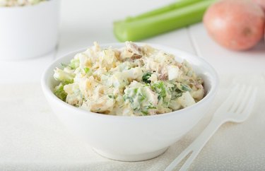 Potato Salad with Parsnips and Edamame
