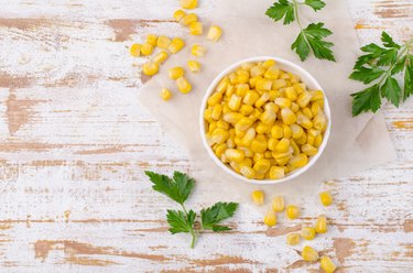 Sweet canned corn