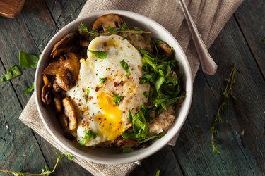Healthy Homemade Savory Oatmeal