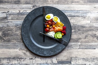 Intermittent fasting concept as a way to reduce body fat percentage