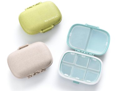 MEACOLIA Travel Pill Organizer, one of the best pill organizers